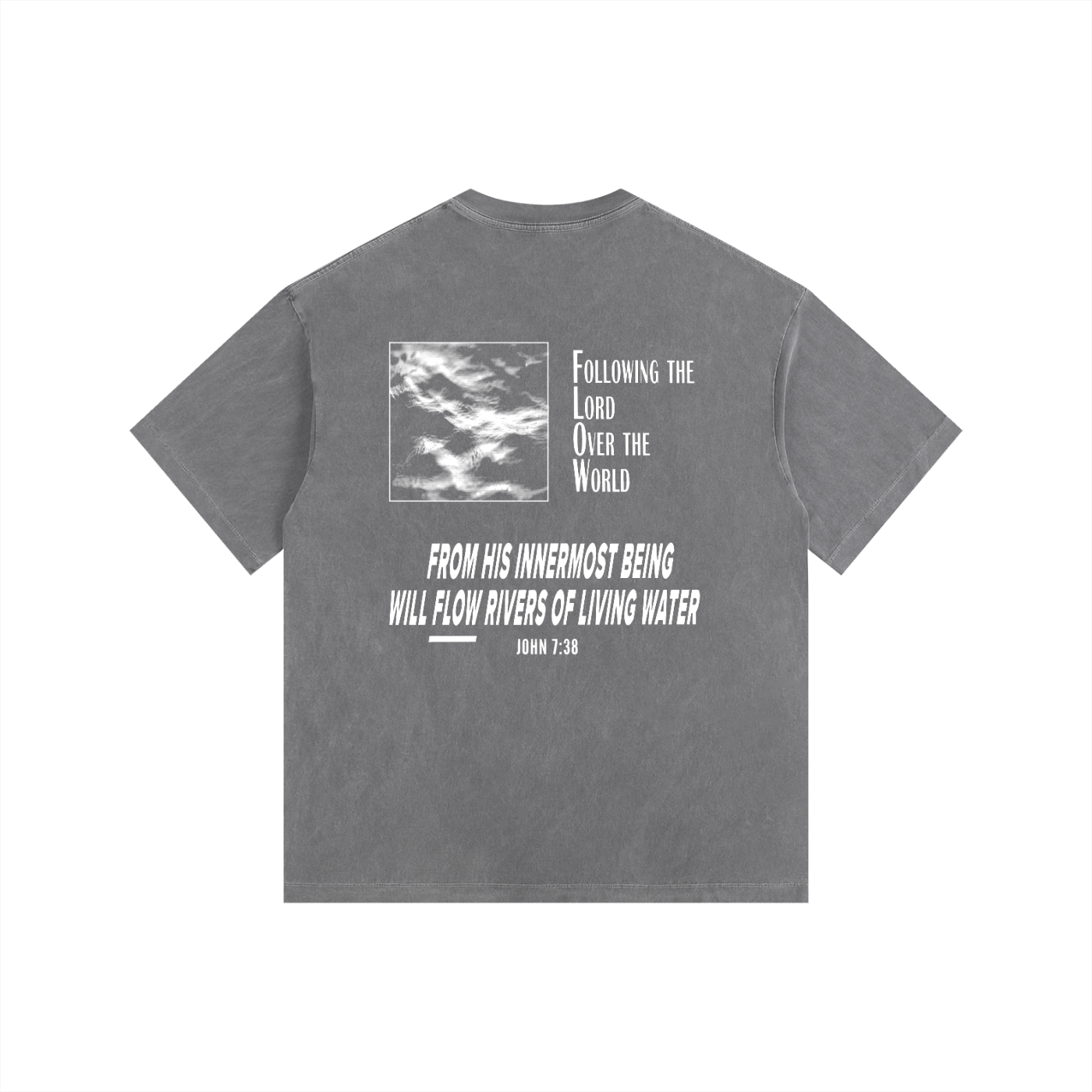 Flowing Waters | Vintage Washed Oversized Cotton