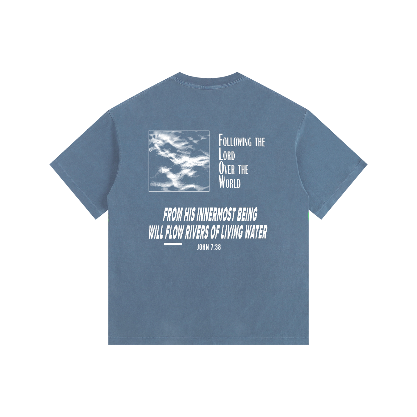 Flowing Waters | Vintage Washed Oversized Cotton